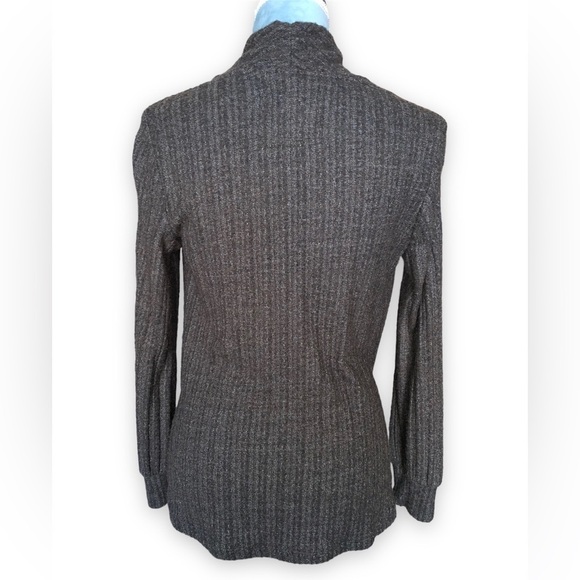 MAEVE Anthropologie Rafaela Hacci Surplice Top Brown Size Small - Picture 7 of 9